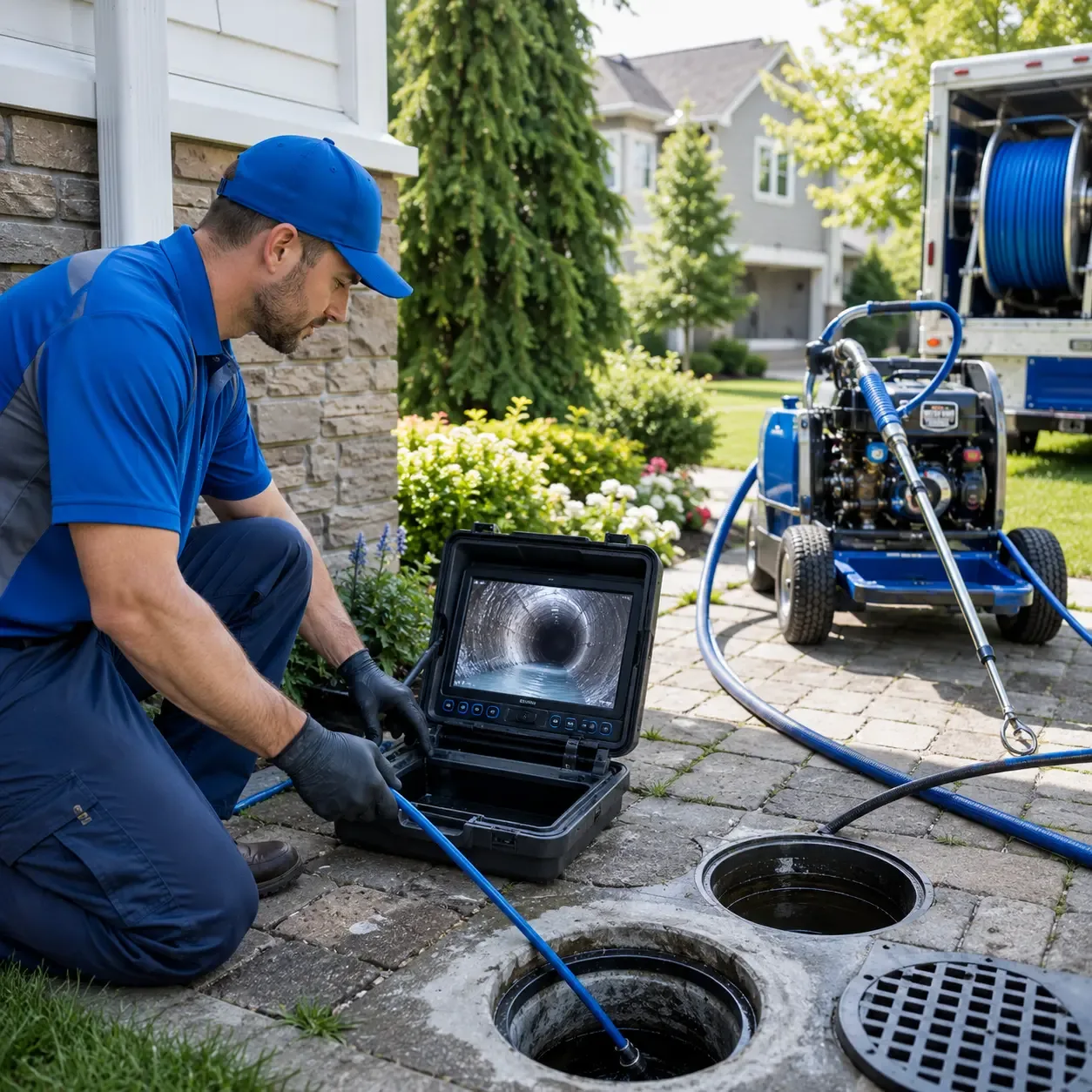 Outdoor drain cleaning professionals serving Spring Lake, NJ